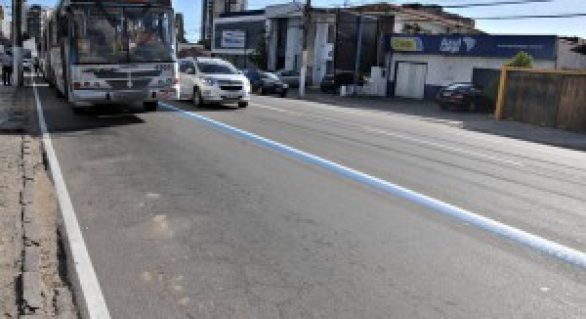 Prefeitura fixa nova data para implantação da faixa para ônibus
