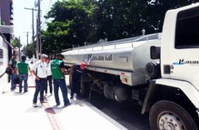 Operação fiscaliza carros-pipa que abastecem prédios em Maceió