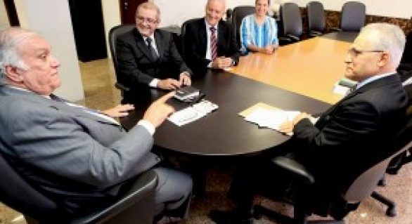 Presidente do TJ se reúne com diretoria do Banco do Brasil