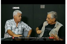 Nonô com Gabeira na Globo News: violência é filha da exclusão social em Alagoas