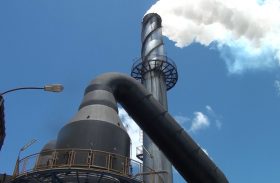 Usina Seresta evita poluição do ar com lavador de gases