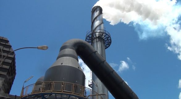 Usina Seresta evita poluição do ar com lavador de gases