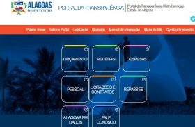Portal da transparência do Estado não é atualizado  desde 2014