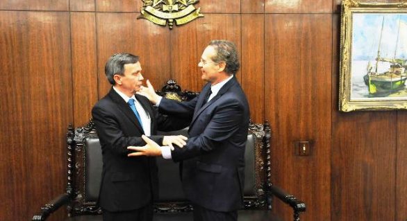 Mesa Diretora da ALE se reúne com senador Renan Calheiros