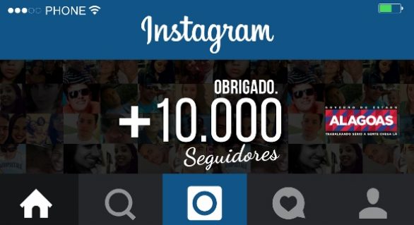 Instagram do Governo de Alagoas é o mais seguido do Brasil no segmento institucional