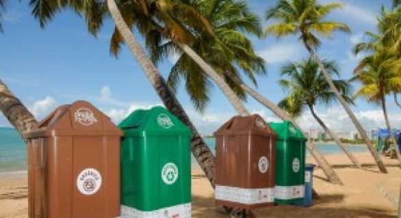 Praia Viva: Prefeitura inicia implantação de lixeiras na orla