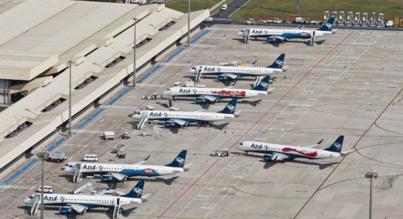 Aviação doméstica perde 3,2 milhões de passageiros em cinco meses