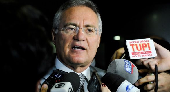 Após afastamento, Renan Calheiros promete reagir à “decisão contra o Senado”