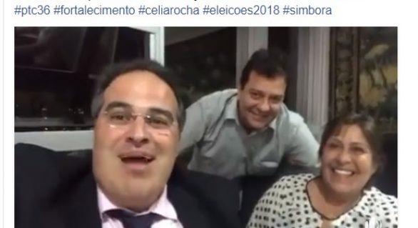 Célia Rocha anuncia filiação de Cidoca e Samir Malta ao PTC