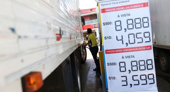 Informações sobre preços do diesel ainda não estão em todos os postos