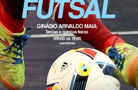 Prefeitura lança Escolinha de Futsal nesta terça-feira, 19