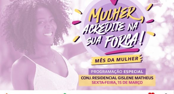 Prefeitura realiza ação em comemoração ao mês da mulher