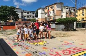 Projeto de extensão traz cor e alegria para calçadas da capital