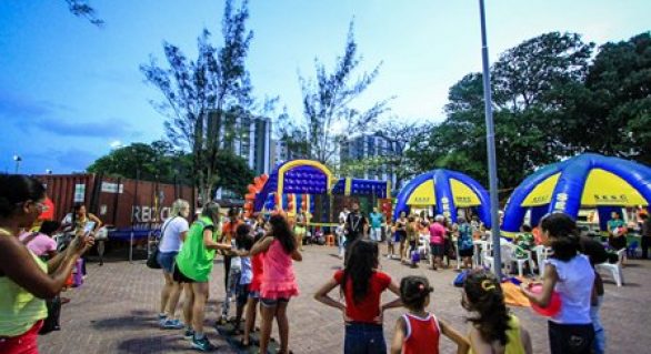 Lazer Itinerante leva esporte e diversão a moradores do Prado