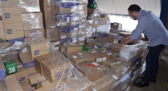 4.529 kits de medicamentos começaram a ser distribuídos pela Sesau