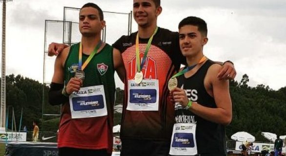 Ex-aluno da rede municipal conquista  medalha de bronze no salto triplo em campeonato brasileiro