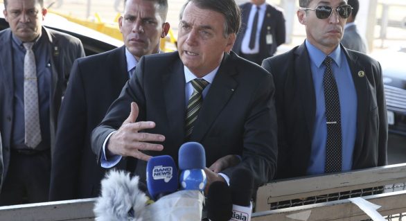 Bolsonaro diz que aumento de queimadas pode ser ação criminosa