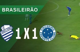 Empate nos acréscimos entre CSA  e Cruzeiro