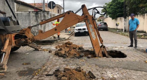 Pinheiro recebe reconstrução de sistema de drenagem