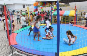 Crianças têm dia de brincadeiras e conscientização no Fórum de Marechal Deodoro