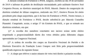 Marcela Carnaúba assume direção estadual do PSOL em Alagoas
