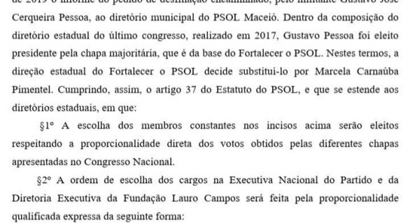 Marcela Carnaúba assume direção estadual do PSOL em Alagoas