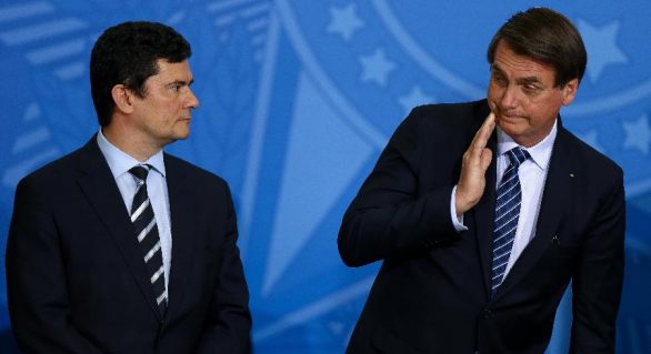 Bolsonaro nega possibilidade de Sergio Moro ser seu vice em 2022
