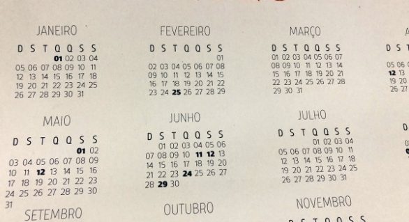 Governo de Alagoas divulga feriados previstos para 2020