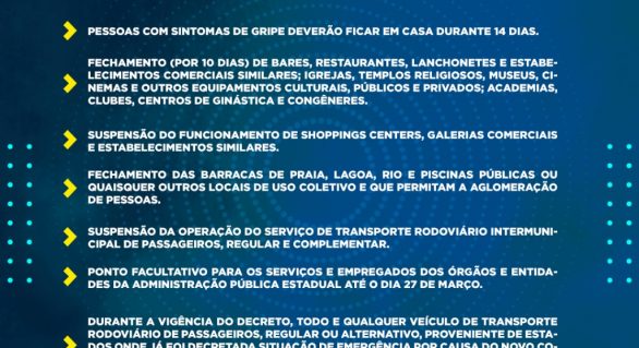 Medidas preventivas adotadas pelo Governo de Alagoas devem ser cumpridas