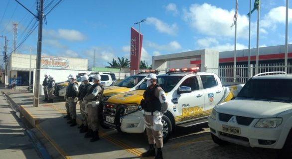 Em Teotônio Vilela PM faz patrulhamento para evitar reabertura do comércio