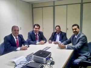 Prefeito Marlan discute em Brasília melhorias para a segurança pública em Limoeiro