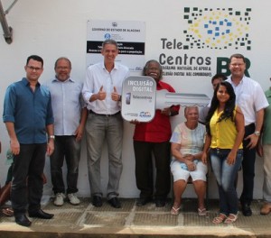 Telecentro da Cidade Universitária recebe visita do secretário da Ciência, Tecnologia e Inovação de Alagoas