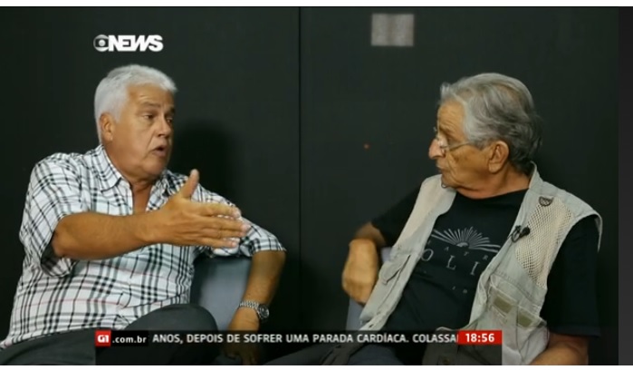 Nonô e Gabeira na Globo News, parte 2: a polícia prende e a Justiça solta, rapidinho