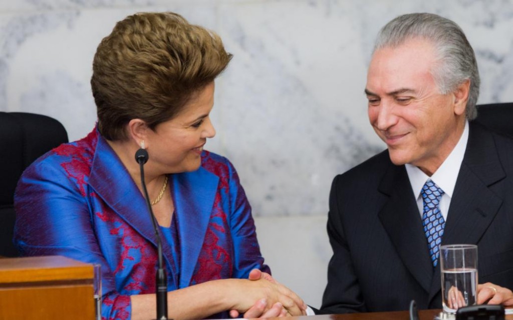 Dilma: “o PMDB só me dá alegrias”