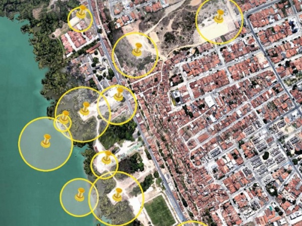 Defesa Civil alerta para risco das crateras no bairro Pinheiro