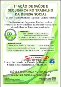 Defesa Social abre inscrições para a primeira ação de saúde e segurança