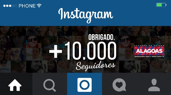Instagram do Governo de Alagoas é o mais seguido do Brasil no segmento institucional