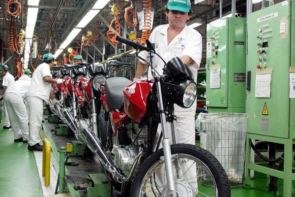 Produção de motos cai 18,6% em agosto, diz Abraciclo