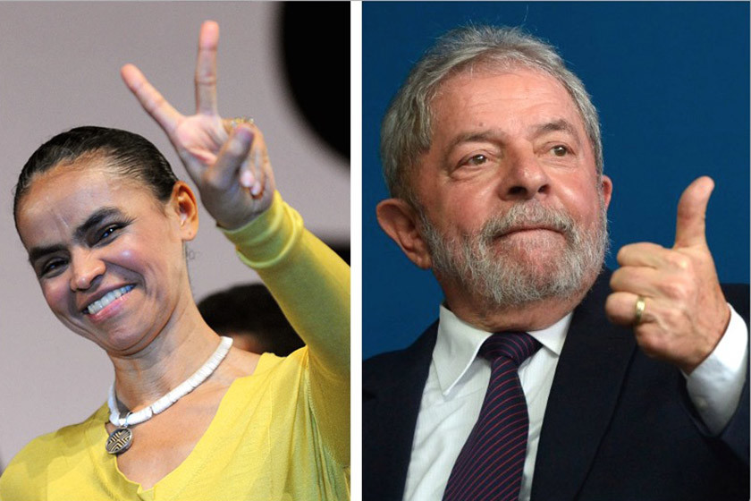 Lula e Marina Silva são os preferidos para as Eleições 2018