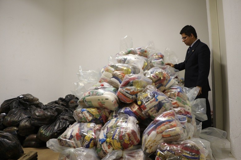 MPE/AL verifica suspeitas de irregularidades na distribuição de donativos e mantimentos em Marechal Deodoro