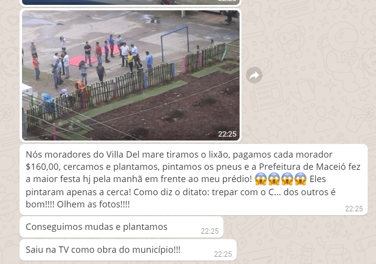 Rui Palmeira é acusado de inaugurar obra paga por moradores da Jatiúca