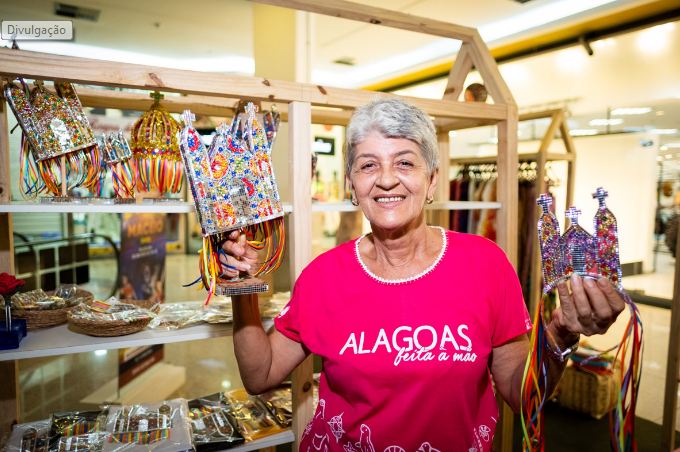 Alagoas Feita Á Mão: Artesãos divulgam produtos em espaço no Maceió Shopping