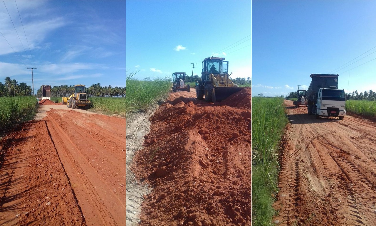 Estradas que inteligam zona rural de Pindorama recebem manutenção preventiva