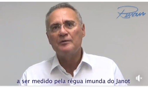 Renan critica candidatura de Janot, “pego com a mão na botija”, ao CSPMF