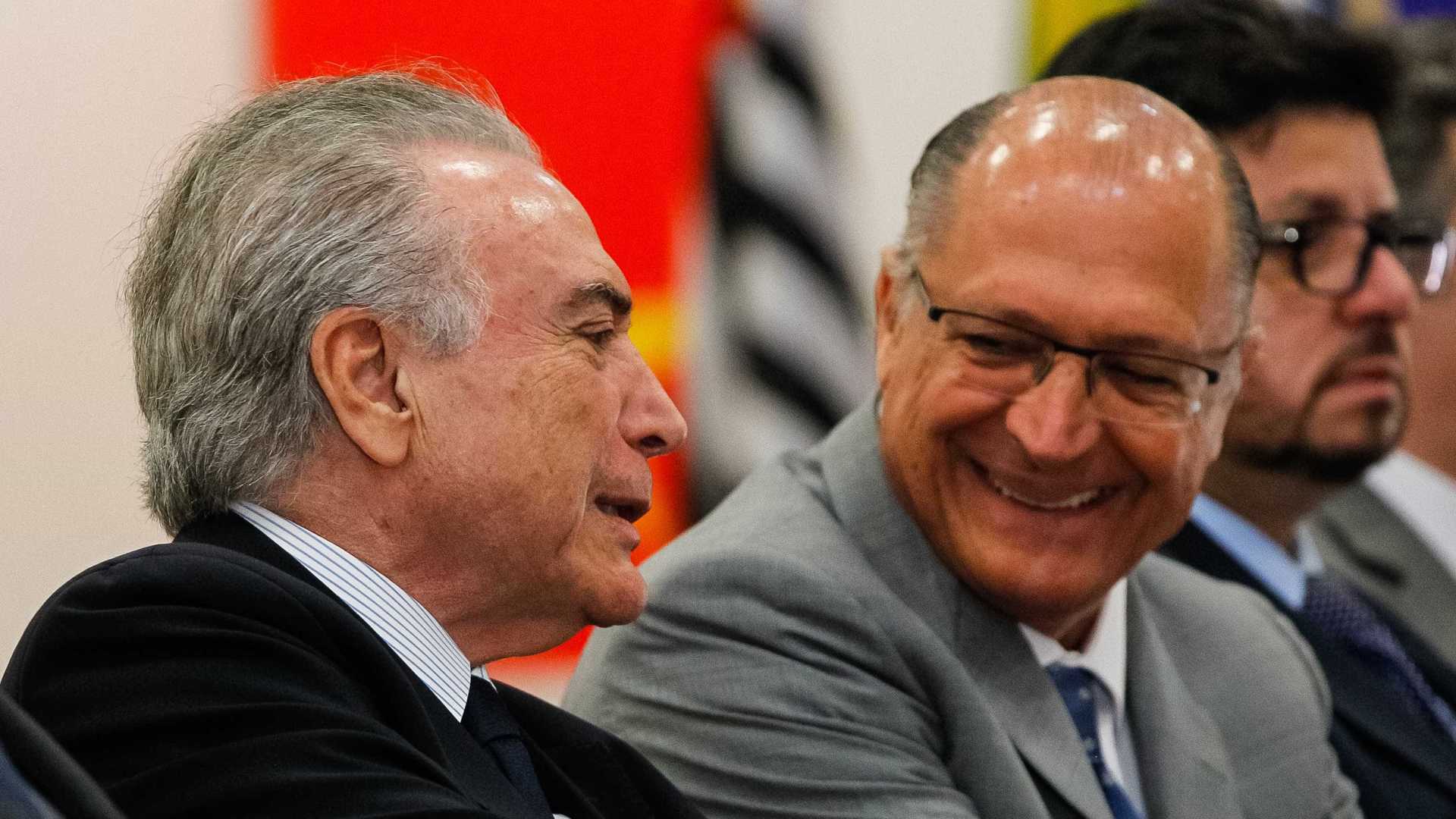 Alckmin diz que Temer não será candidato