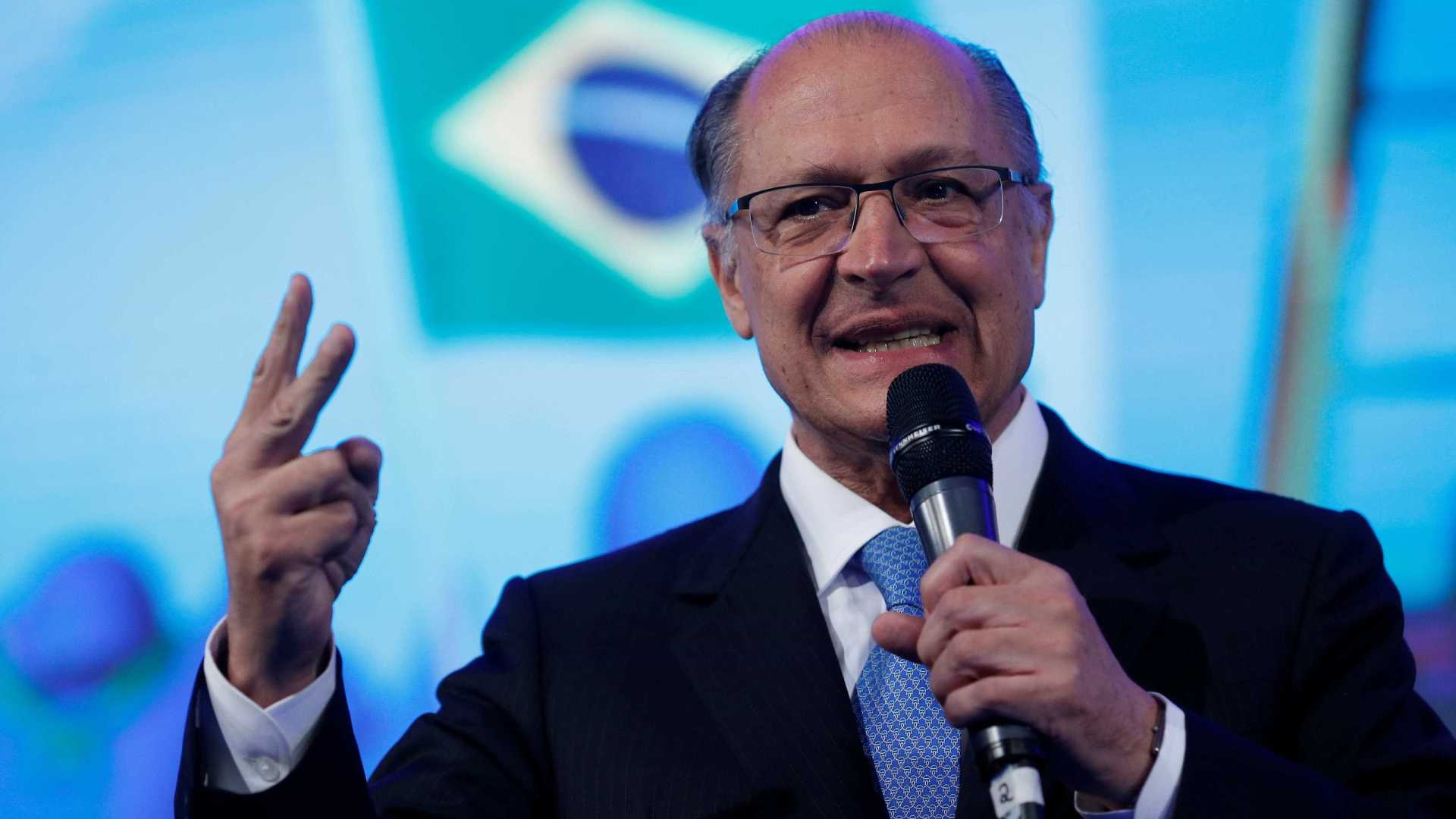 ‘Ele certamente não vai ser candidato’, diz Alckmin sobre Aécio