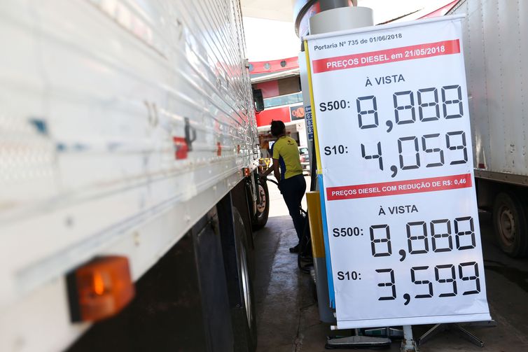 Informações sobre preços do diesel ainda não estão em todos os postos