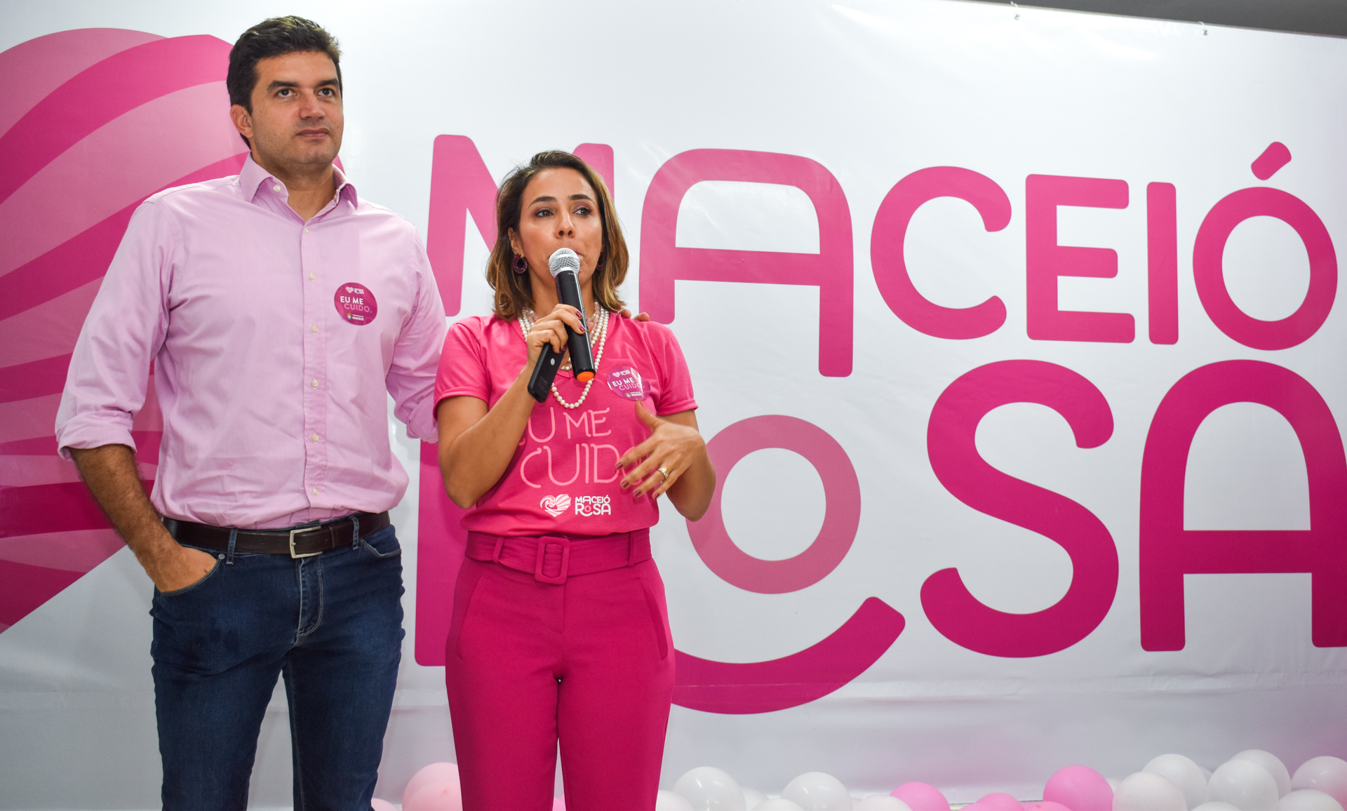 Prefeito Rui Palmeira lança campanha Maceió Rosa 2019