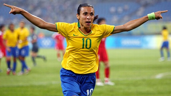Marta está entre as três finalistas a melhor do mundo da Fifa