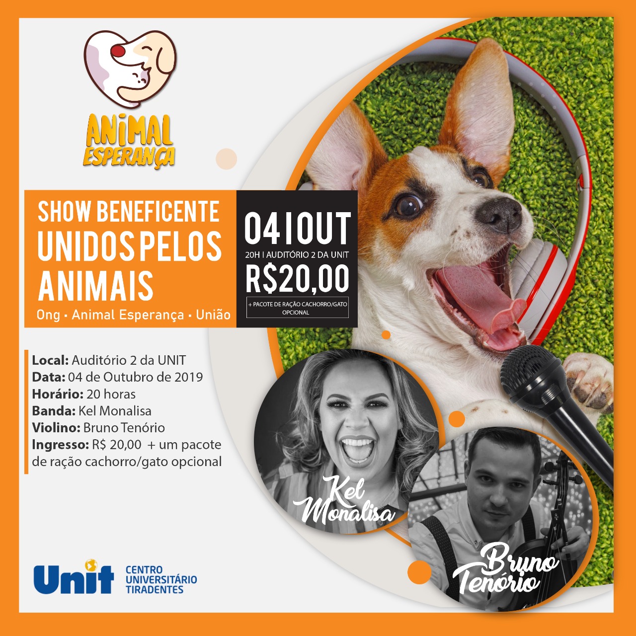 Evento “Unidos pelos Animais” anima noite com música local e solidariedade